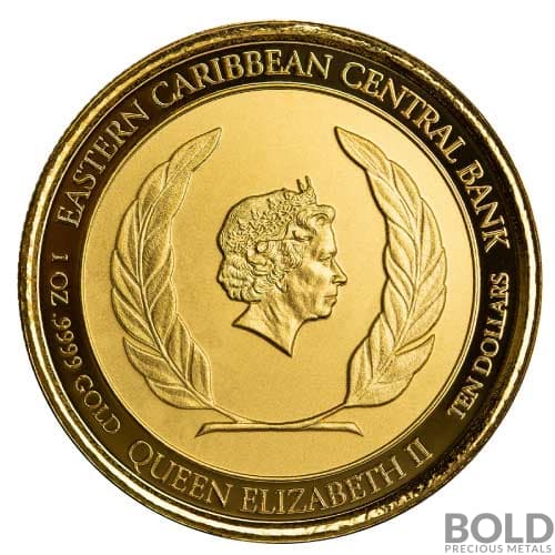 2022 1 oz Montserrat Sea Turtle Gold Coin (BU) | BOLD