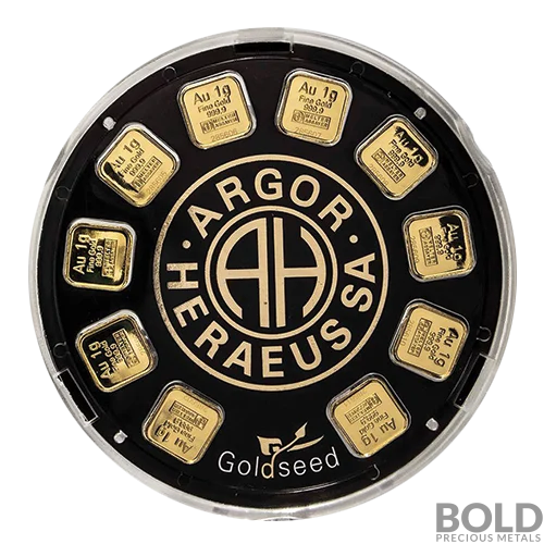 Gold 10 Gram Argor Goldseed - 10x1 gram