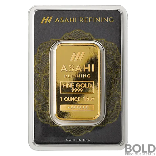 Gold Bar Asahi - 1 oz