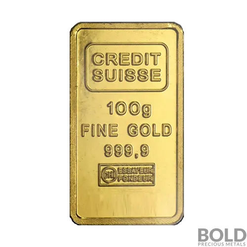 Gold Bar Credit Suisse - 100 gram