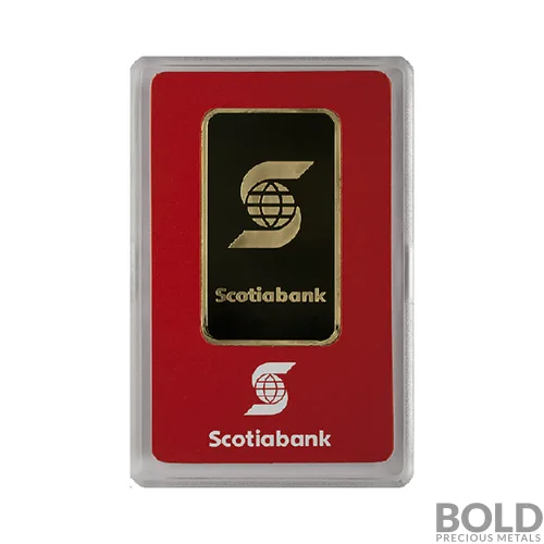 Gold Bar Scotia Mocatta - 1 oz