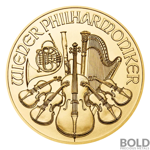 2022 Gold Austrian Philharmonic - 1/25 oz