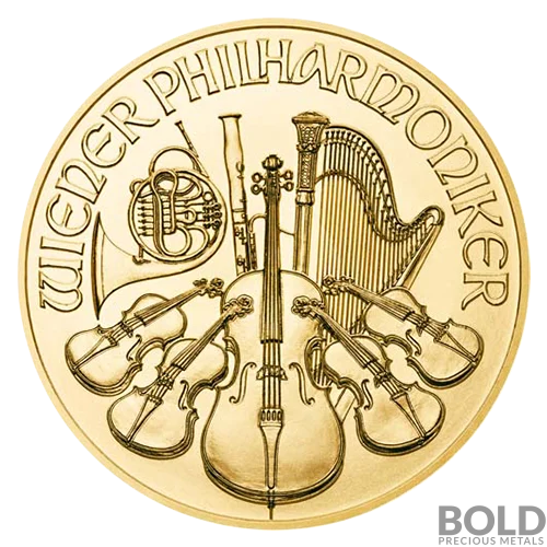 2022 Gold Austria Philharmonic - 1/2 oz