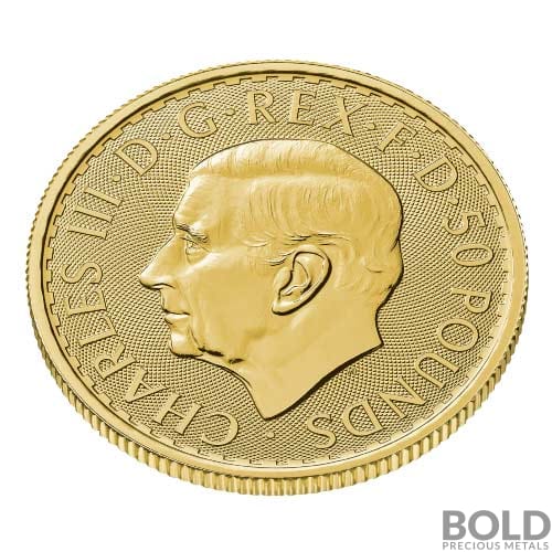 ブランブリーヘッジ　オルゴール　B 2023 1/2 oz British Royal Mint King Charles III Gold Coin (BU)