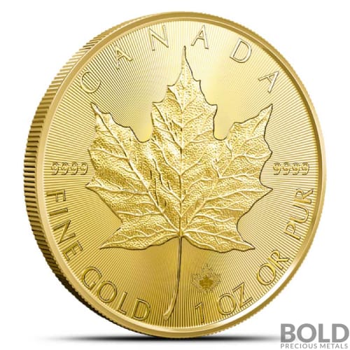 2023 1 oz Canada Maple Leaf Gold Coin (BU) BOLD Precious Metals
