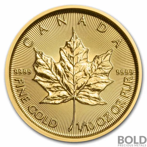 2022 Gold Canadian Maple Leaf - 1/10 oz