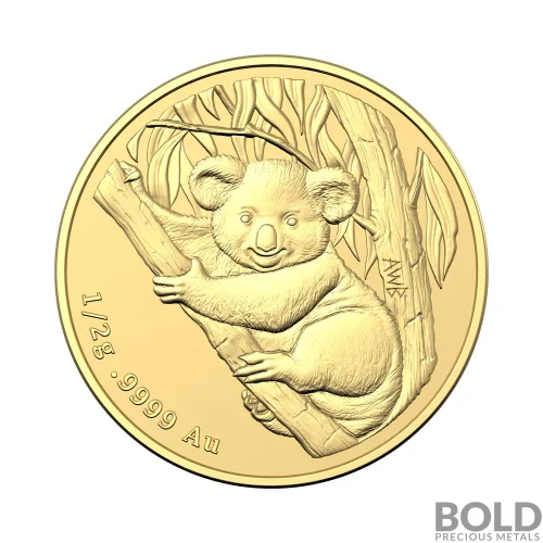 2021 Australia Mini Money: Koala 1/2 gram Gold Frosted Coin