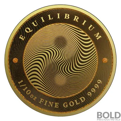 2021 1/10 oz Tokelau Equilibrium: Balance Gold Coin (Prooflike)