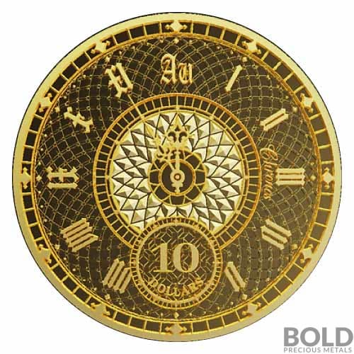 2022 Gold Tokelau Chronos 1/10 oz Prooflike