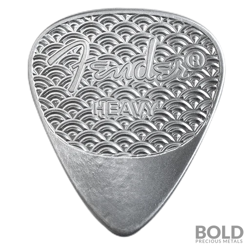 Fender STERLING SILVER GUITAR PICK超希少限定品 Recommend the silver pick! : r/fender