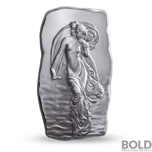 Silver 1 Kilo Argentia Woman on Water UHR Bar