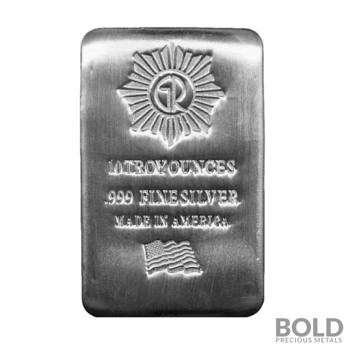 Silver 10 oz Glines & Rhodes Bar