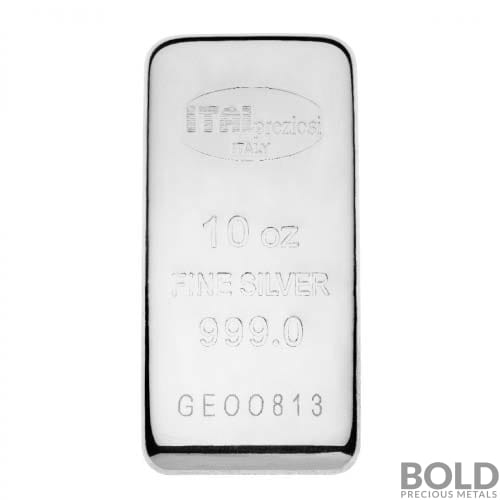 5 oz Italpreziosi Silver Bar BOLD Precious Metals