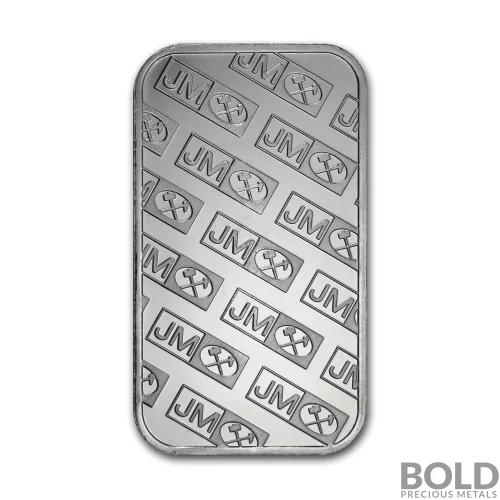 1 oz Johnson Matthey Silver Bar BOLD Precious Metals