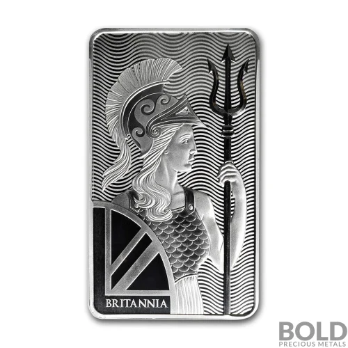 Silver 10 oz Britannia Bar