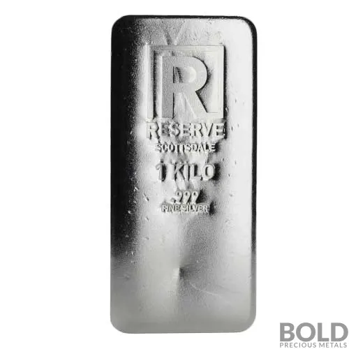 Silver 1 Kilo Scottsdale Reserve Cast Bar