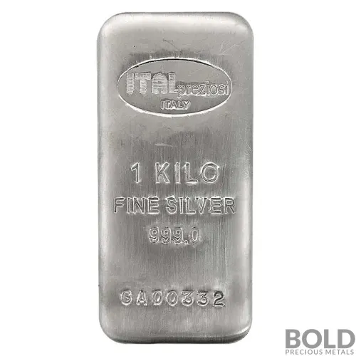 Silver 1 Kilo Italpreziosi Bar