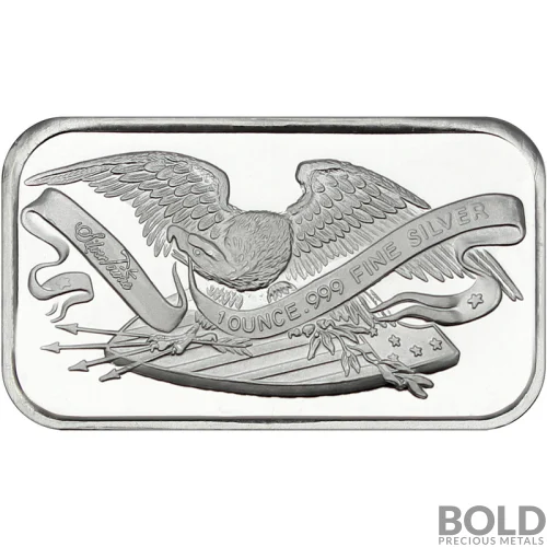 Silver - 1 oz SilverTowne Retro Eagle Bar