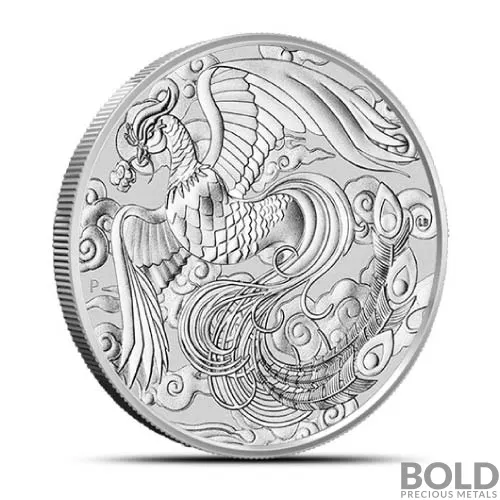 2022 Perth Chinese Myths & Legends: Phoenix 1 oz Silver BU