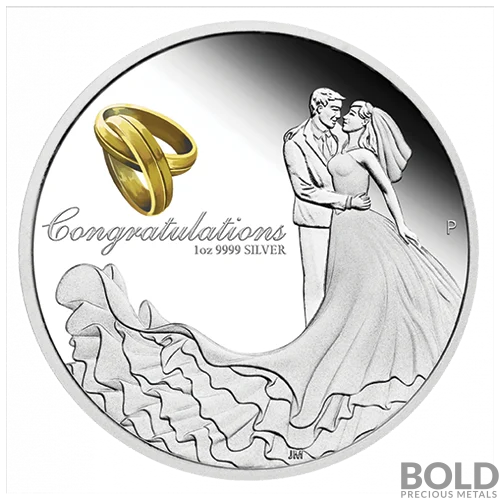 2022 Silver Perth Wedding 1 oz Proof Coin