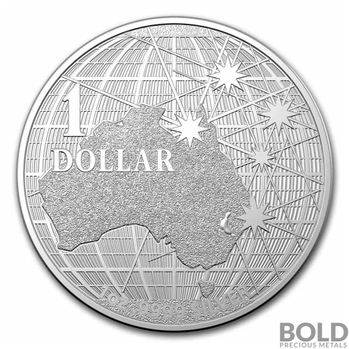 2021 Australia Beneath Southern Skies 1 oz Silver BU