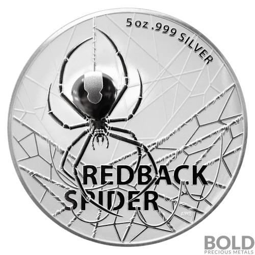 2021 RAM Australian Redback Spider 5 oz Silver BU