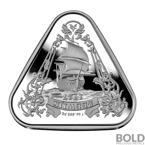 2021 Australia Shipwrecks Zeewijk Triangular Silver 1 oz