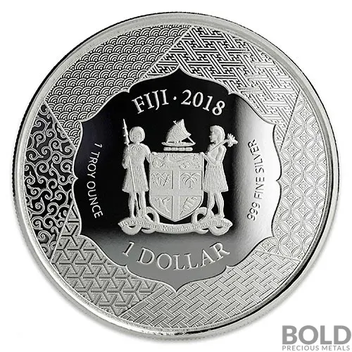 2018 1 oz Fiji Samurai 