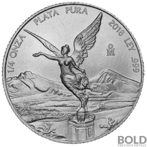 2018 1/4 oz Mexican Libertad Silver Coin BU | BOLD Precious