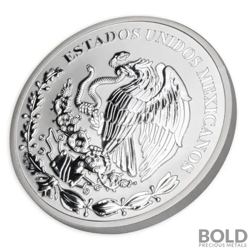 2022 5 oz Mexican Angel Independence Silver Reverse Proof Coin
