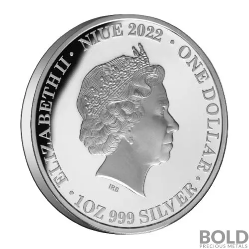 2022 1 oz Niue: A Tribute to the Queen Silver Coin | BOLD Precious 2022 1 oz Niue: A Tribute to the Queen Silver Coin | BOLD Precious