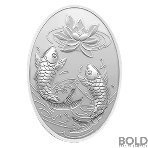 2022 Niue Auspicious Koi 1 oz Silver Proof HR