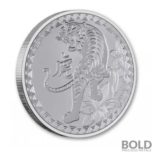 2022 Niue Lunar Year of the Tiger 1 oz Silver BU