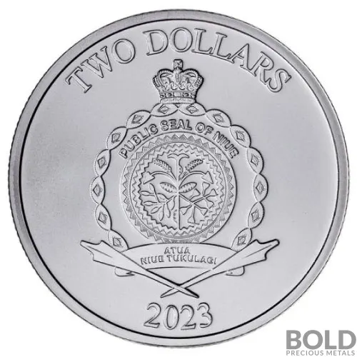 2023 1 oz Roaring Lion Silver Coin | BOLD Precious Metals