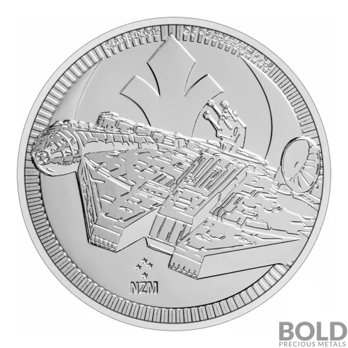 2021 Niue Star Wars Millennium Falcon 1 oz Silver BU