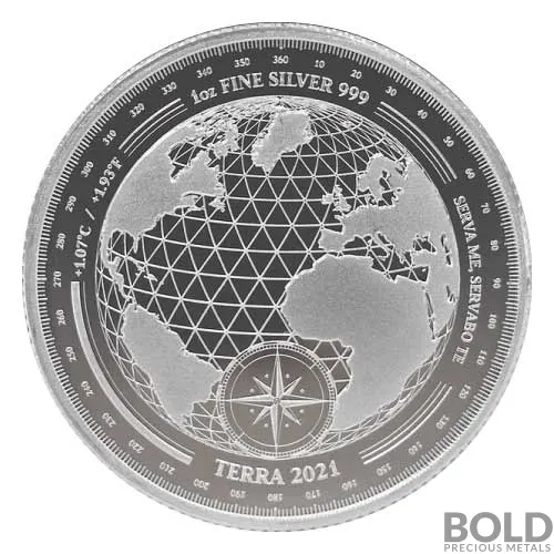 2021 1 oz Tokelau Terra Silver Coin (BU)