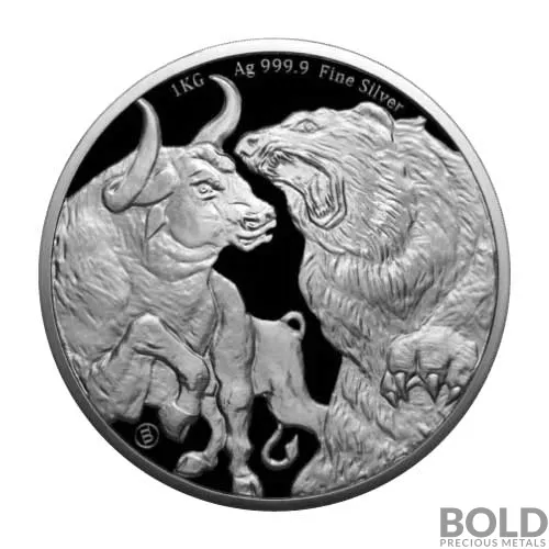 2022 Silver 1 Kilo Tokelau Bull & Bear