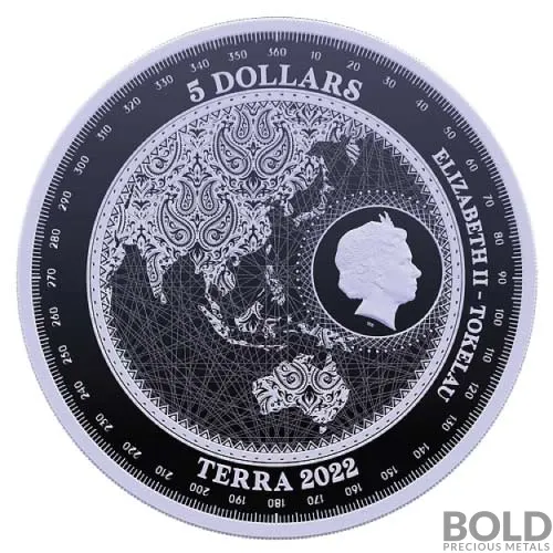 2022 Silver Tokelau Terra 1 oz Prooflike