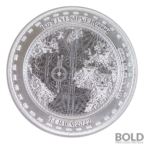 2022 Silver Tokelau Terra 1 oz BU