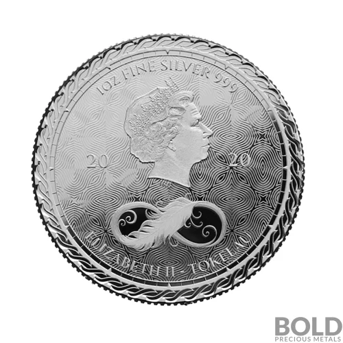 超綺麗銀貨　2020 1 OZ TOKELAU CHRONOS 2020 1 oz Tokelau Chronos Prooflike Silver Coin | BOLD
