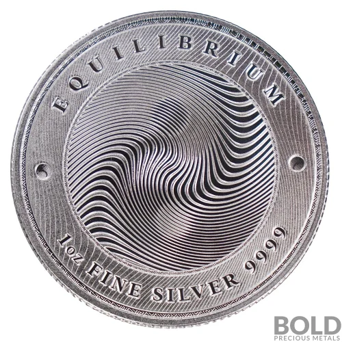 2021 Silver Tokelau Equilibrium: Balance 1 oz BU