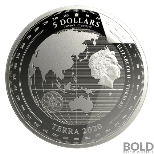 2020 1 oz Tokelau Terra Prooflike Silver Coin | BOLD Precious Metals