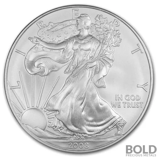 2008 Silver 1 oz American Eagle BU