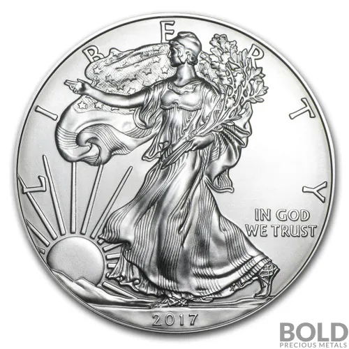 2017 1 oz American Silver Eagle Coin (BU)