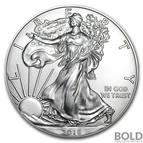 2018 Silver 1 oz American Eagle BU