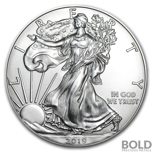 2019 Silver 1 oz American Eagle BU