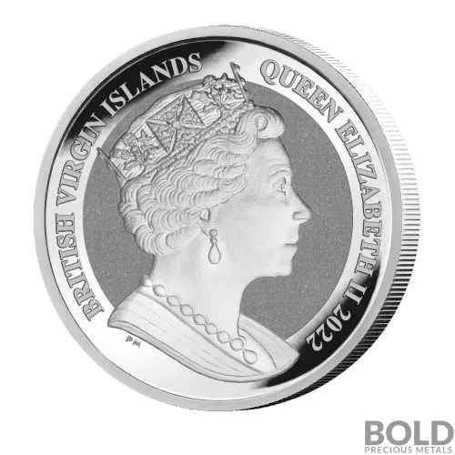 2022 1 oz BVI Walking Liberty Silver Coin (Reverse Frosted) | BOLD