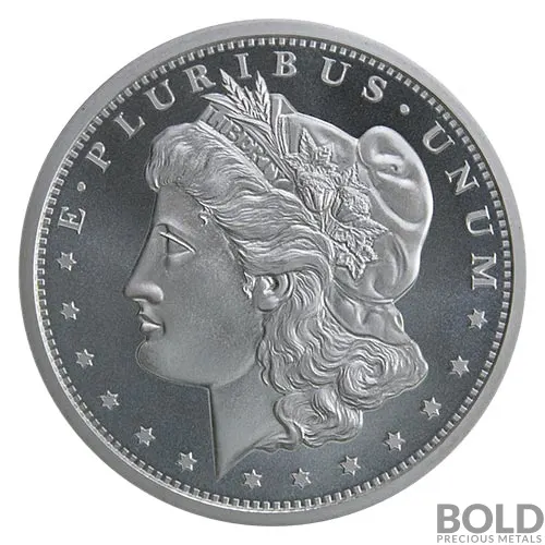 Silver 1 oz Morgan Round (Golden State Mint)