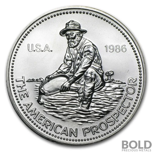 Silver - 1 oz Engelhard Prospector Round