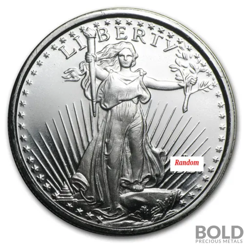 Lower Premium on 1 oz Silver Rounds [Random]